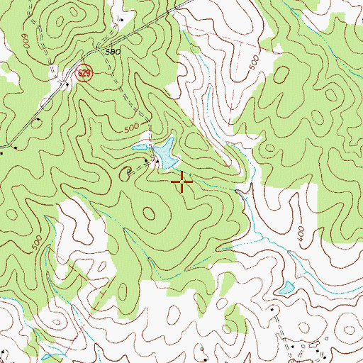 Topographic Map of Compton Dam, VA