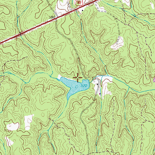 Topographic Map of Fleming Dam, VA