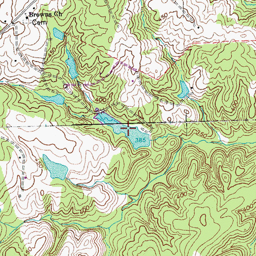 Topographic Map of Wilcks Pond, VA