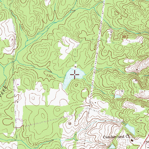 Topographic Map of Atkins Pond, VA