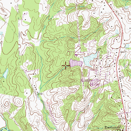 Topographic Map of Ayers Lower Dam, VA
