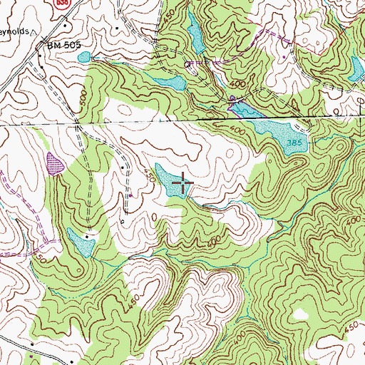 Topographic Map of Wilck Dam, VA