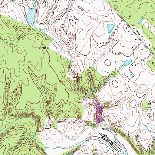 Topographic Map of Silbersiepe Dam, VA