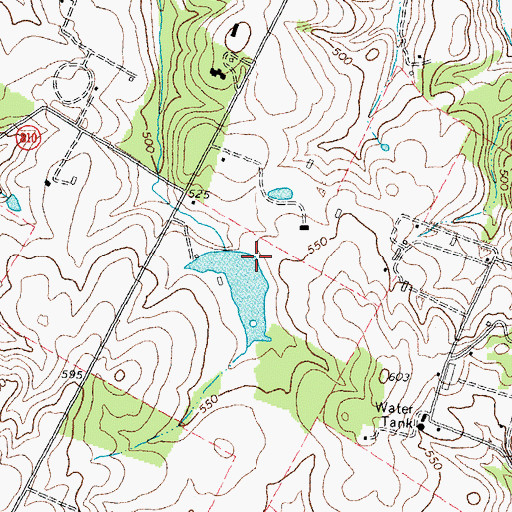 Topographic Map of Ardarra Farm Dam, VA
