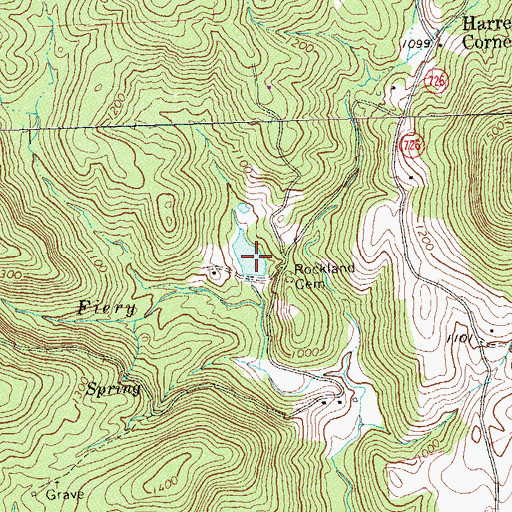 Topographic Map of Pickett Dam, VA