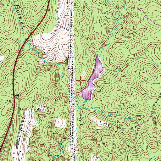 Topographic Map of McIver Dam, VA