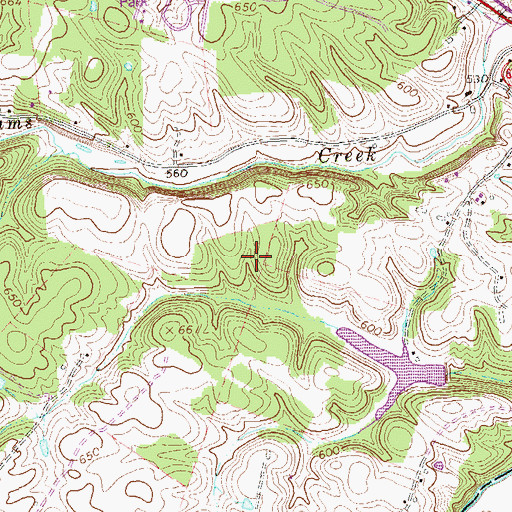 Topographic Map of Sheppard Dam, VA