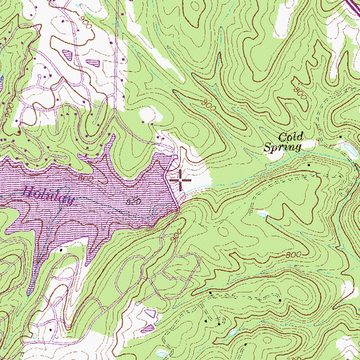 Topographic Map of The Summit Dam, VA