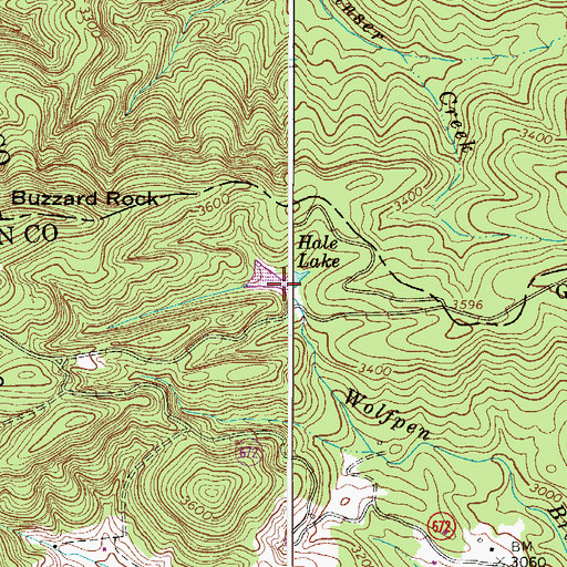 Topographic Map of Hale Dam, VA