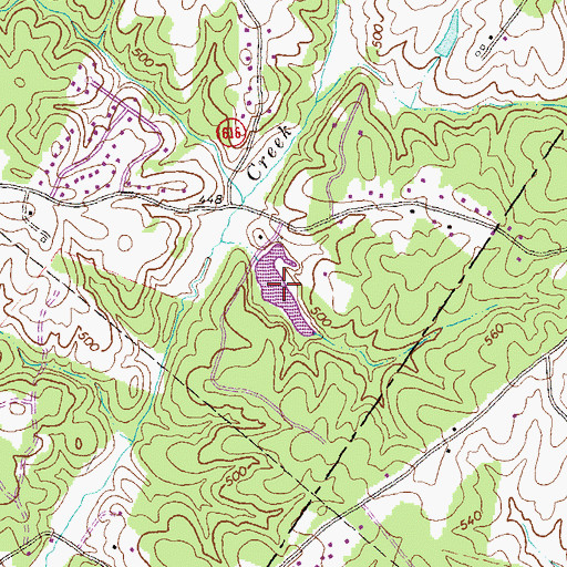 Topographic Map of Word Farm Pond, VA