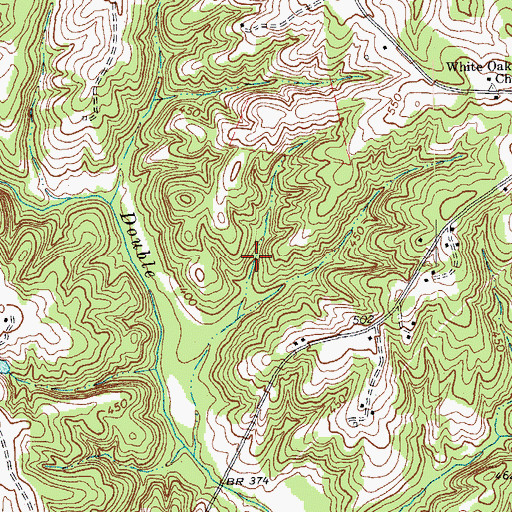 Topographic Map of Watson Dam, VA
