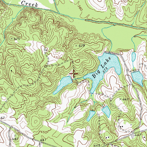 Topographic Map of West Temple Dam, VA