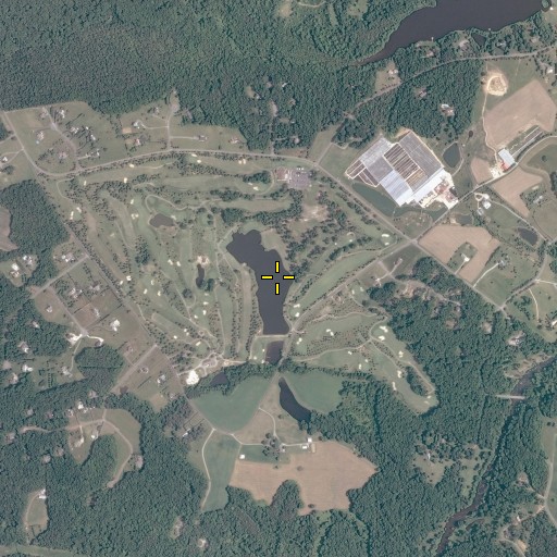 Aerial/Satellite Image of Pollards Dam, VA