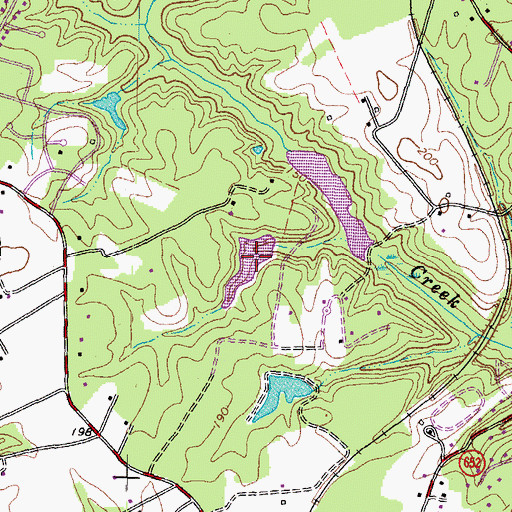 Topographic Map of Wachter Pond, VA