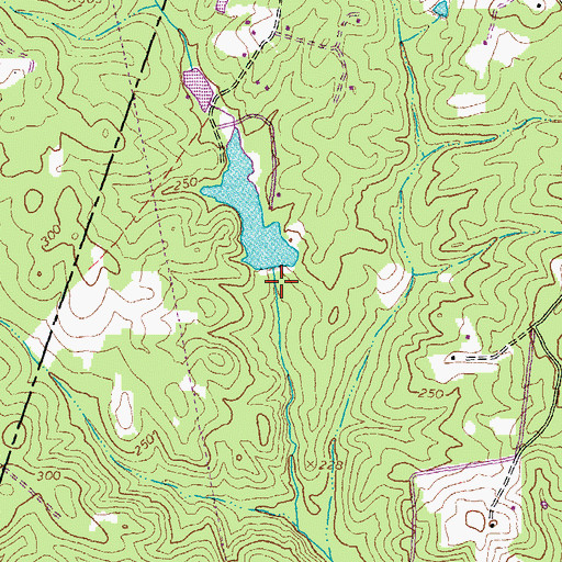 Topographic Map of Cavalier Rifle and Pistol Club Dam, VA