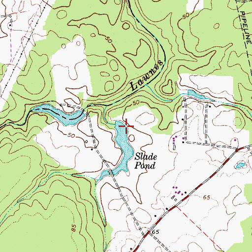 Topographic Map of Gail Dam, VA