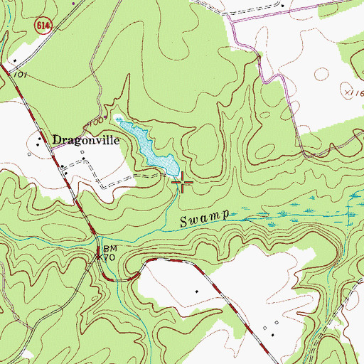 Topographic Map of Townsend Dam, VA