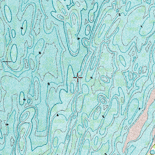 Topographic Map of Cohoke Mill Dam, VA