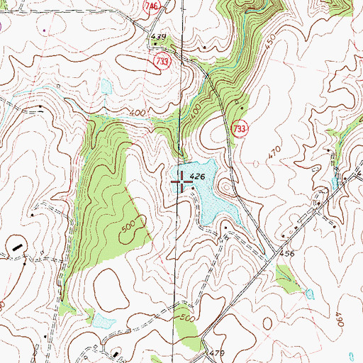 Topographic Map of McGhee Dam, VA