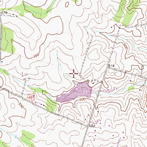 Topographic Map of Daley Dam, VA
