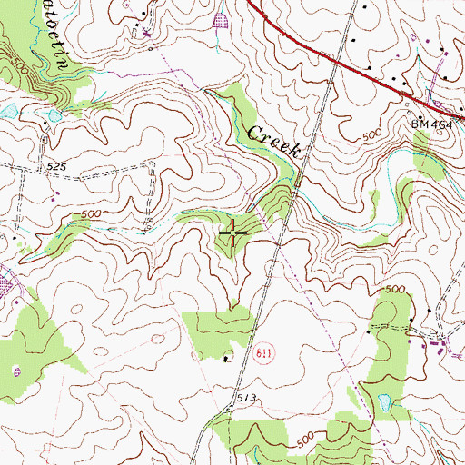 Topographic Map of Godfrey Dam, VA