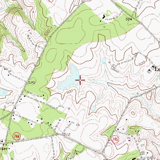 Topographic Map of Rayborn Dam, VA