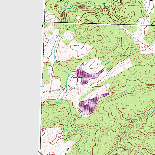 Topographic Map of Woolfolks Dam, VA