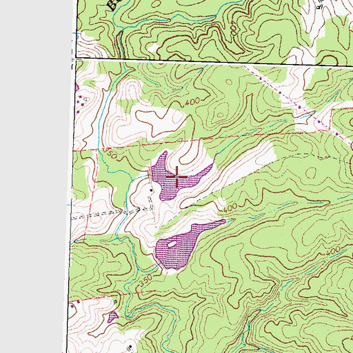 Topographic Map of Woolfolks Pond, VA