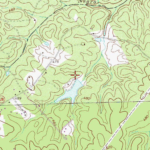 Topographic Map of Mittleman Dam, VA