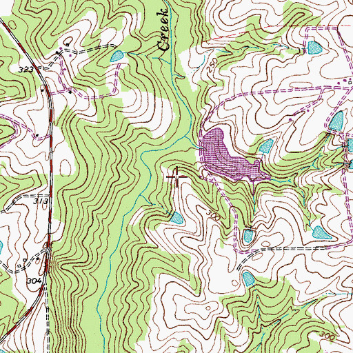 Topographic Map of Kidwell Pond, VA