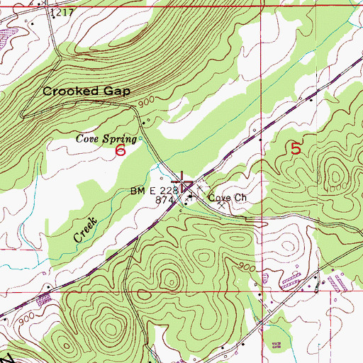 Topographic Map of Clayborn, AL