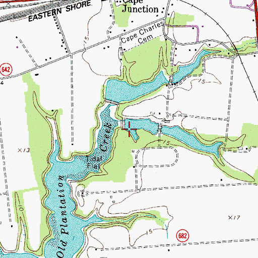 Topographic Map of Jones Dam Number Two, VA