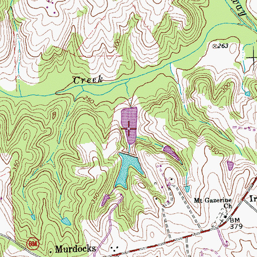 Topographic Map of Walkers Dam, VA