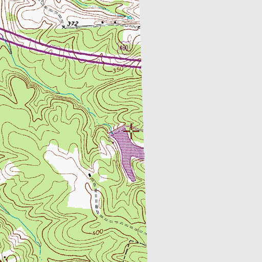 Topographic Map of Gravatts Dam, VA