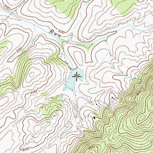 Topographic Map of Neals Pond, VA