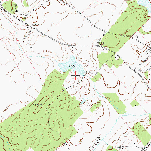 Topographic Map of J E Taylor Dam, VA