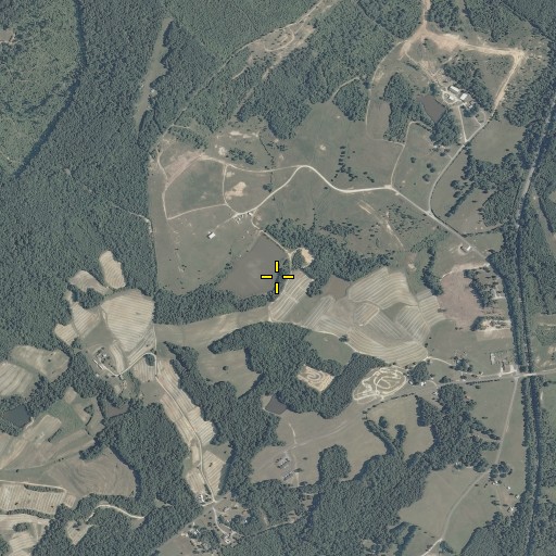 Aerial/Satellite Image of Farthing Dam, VA