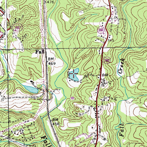 Topographic Map of Lockerman Dam, VA