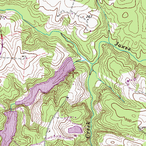 Topographic Map of Lower Byers Dam, VA