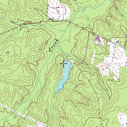 Topographic Map of Ransons Dam, VA
