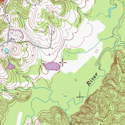Topographic Map of Watson Dam, VA