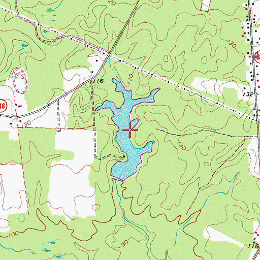 Topographic Map of Wright Pond, VA