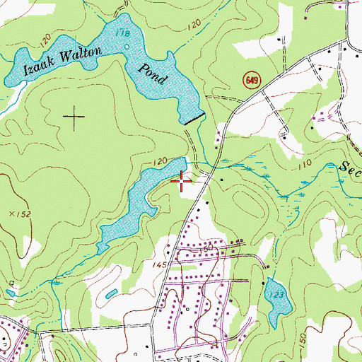Topographic Map of Kings Dam, VA