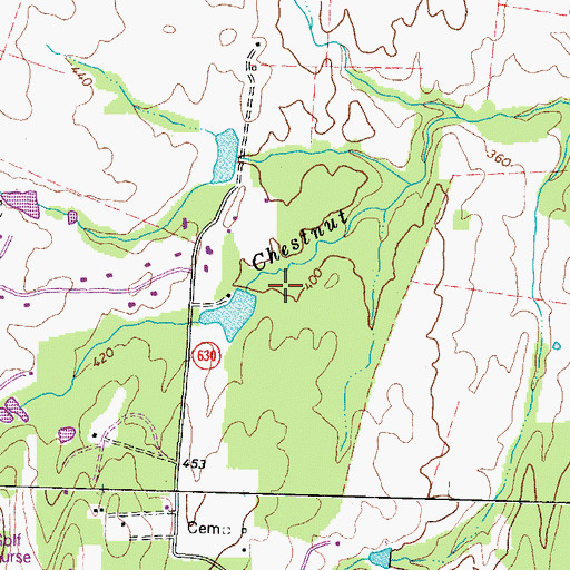 Topographic Map of Aldred Dam, VA