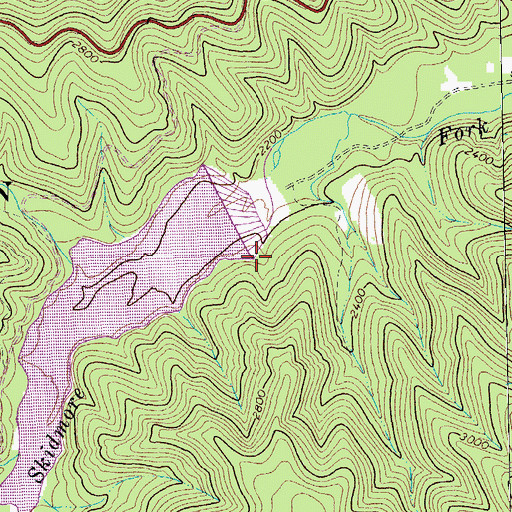 Topographic Map of Lower North River Number 81c Dam, VA