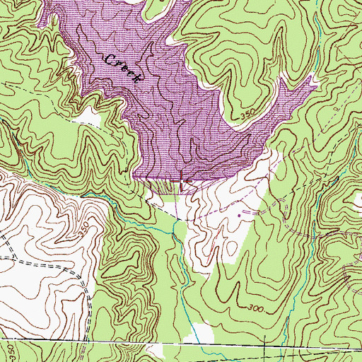 Topographic Map of Fawn Lake Dam, VA
