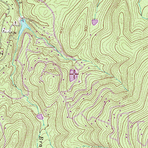 Topographic Map of Spring Lake, VA