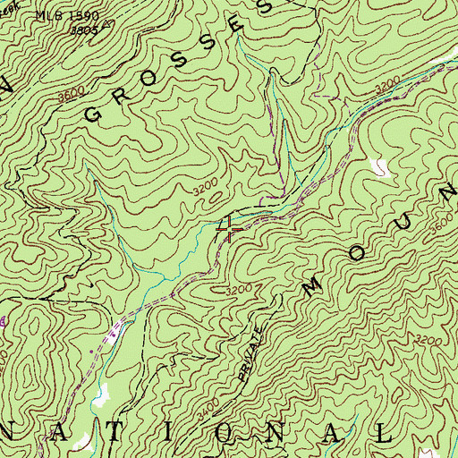 Topographic Map of Bear Tree Group Camp, VA