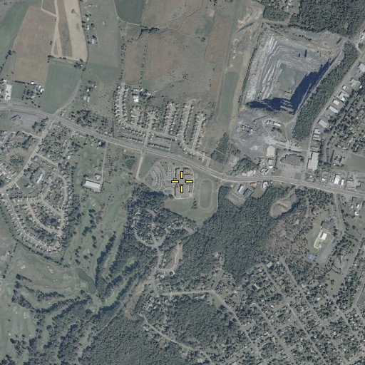 Aerial/Satellite Image of Thomas Harrison Middle School, VA