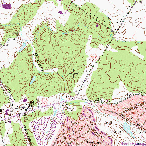 Topographic Map of Countryside Office and Commerce Center, VA